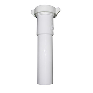 (image for) 1 1/4 X 8 PVC EXT W/NUT - Click Image to Close