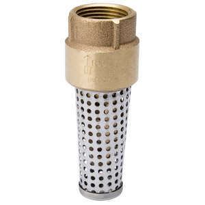 (image for) 1-1/2 BR FOOT VALVE W/STRAINER - Click Image to Close