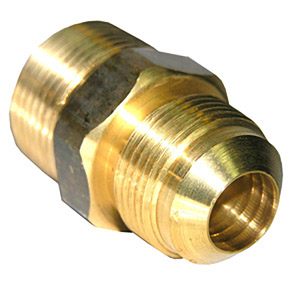 (image for) 15/16 FLARE X 3/4 MALE PIPE THREAD BRASS ADAPTER