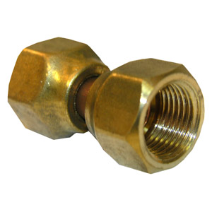 (image for) 1/2 BRASS FEMALE FLARE SWIVEL - Click Image to Close