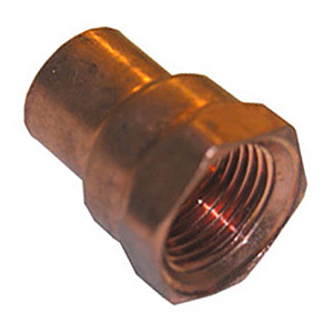 (image for) 3/8 COPPER FEMALE PIPE THREAD ADAPTER - Click Image to Close