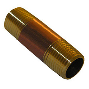 (image for) 3/8 X 4 BRASS NIPPLE