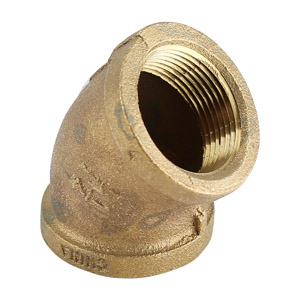 (image for) 1-1/4 BRASS 45 ELL