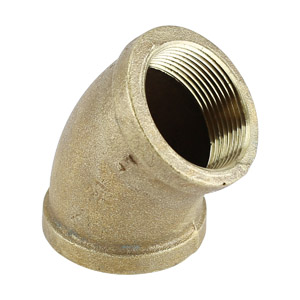 (image for) 1-1/2 BRASS 45 ELL