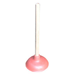 (image for) 5 3/4 RED PLUNGER W/20" HANDLE