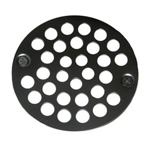 (image for) 4" SS SHOWER GRATE W/SCREWS