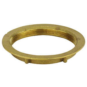 (image for) 4 INCH BRASS JAM NUT - Click Image to Close