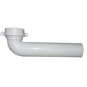 (image for) PVC 7" WASTE ELL W/NUT