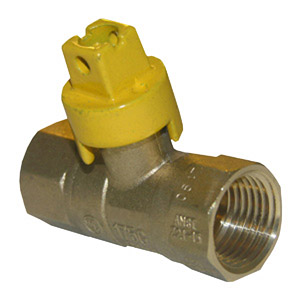 (image for) 3/4 FLAT HEAD GAS BALL VALVE