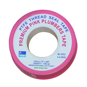 (image for) 1/2X260 PINK H.D. TEFLON TAPE - Click Image to Close