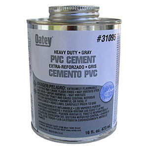 (image for) 31095 PINT GREY PVC GLUE - Click Image to Close
