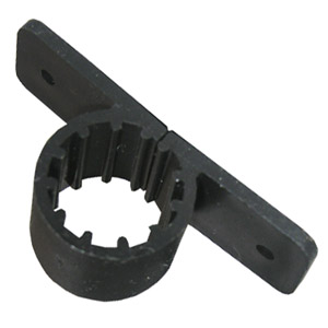 (image for) 1/2 CTS PLST 2-HOLE CLAMP