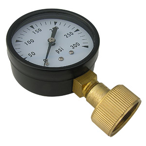 (image for) 300 PSI 2-1/2"WATER TEST GAUGE
