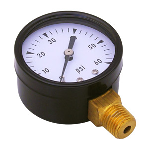 (image for) 60 PSI 2" PRESSURE GAUGE - Click Image to Close