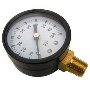 (image for) CD 100 PSI 2" PRESSURE GAUGE - Click Image to Close