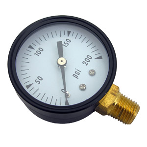 (image for) CD 200 PSI 2" PRESSURE GAUGE - Click Image to Close