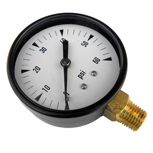 (image for) CD 60 PSI 2-1/2"PRESSURE GAUGE - Click Image to Close