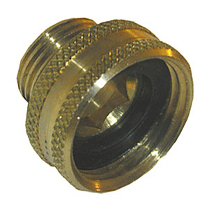 (image for) 3/4 FEMALE GARDEN HOSE THREAD X 1/2 MALE PIPE TREAD BRASS ADAPTE - Click Image to Close