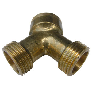 (image for) CD BRASS HOSE WYE - Click Image to Close