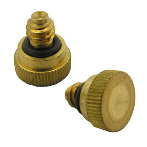 (image for) BRASS BUTTON PLUG 10/24 2-PC
