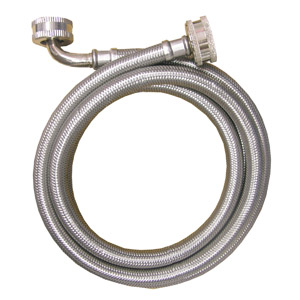 (image for) 5' SS W/ELL WASH MACHINE HOSE