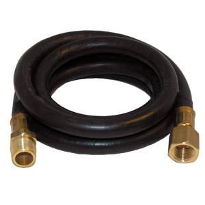 (image for) EX HOSE 5FT 3/8MIP X FIP RUBBE - Click Image to Close