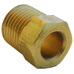 (image for) 3/16 INVERTED FLARE BRASS NUT