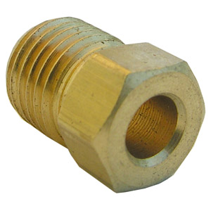 (image for) 1/4 INVERTED FLARE BRASS NUT