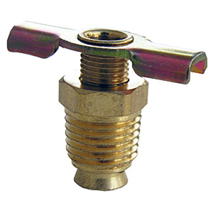 (image for) 1/8 MALE PIPE THREAD EXTERNAL SEAT BRASS DRAIN COCK - Click Image to Close