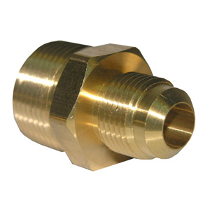 (image for) 1/2 FLARE X 3/4 MALE PIPE THREAD BRASS ADAPTER