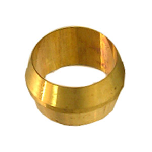 (image for) 1/4 BRASS COMPRESSION SLEEVE 4 PC