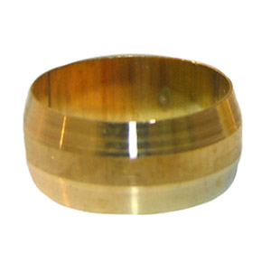 (image for) 3/8 BRASS COMPRESSION SLEEVE 4 PC - Click Image to Close