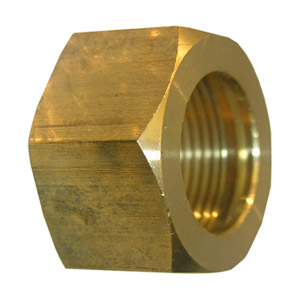 (image for) 5/16 BRASS COMPRESSION NUT