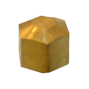 (image for) 3/8 BRASS COMPRESSION CAP 4 PC - Click Image to Close