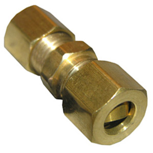 (image for) 1/4 BRASS COMPRESSION UNION - Click Image to Close
