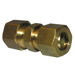 (image for) 3/8 X 1/4 BRASS COMPRESSION UNION