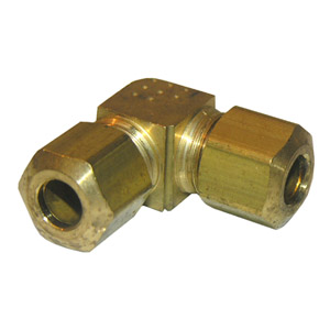 (image for) 1/4 BRASS COMPRESSION ELL