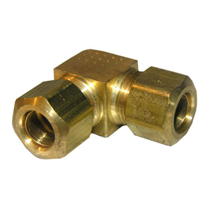 (image for) 3/8 BRASS COMPRESSION ELL