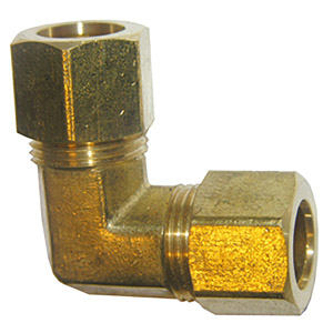 (image for) 1/2 BRASS COMPRESSION ELL