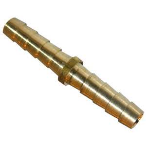(image for) 1/4 BRASS HOSE BARB COUP