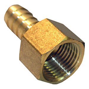 (image for) 1/2 FEMALE PIPE THREAD X 1/2 BRASS HOSE BARB ADAPTER - Click Image to Close