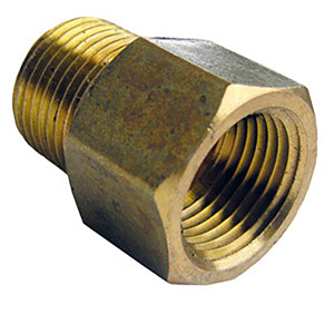 (image for) 1/8 FEMALE PIPE THREAD X 1/8 MALE PIPE THREAD BRASS COUPLING - Click Image to Close