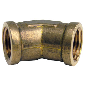 (image for) 1/4 BRASS 45 ELL