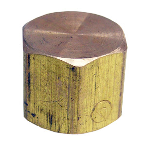 (image for) 1/4 BRASS CAP - Click Image to Close