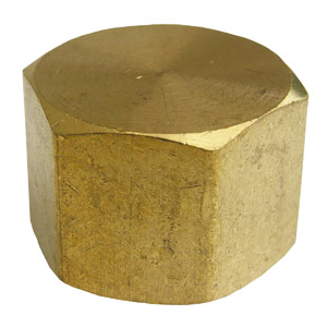 (image for) 1/2 BRASS CAP - Click Image to Close