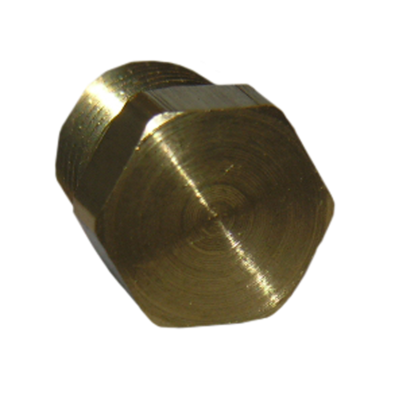 (image for) BC 1/8 BRASS HEX PLUG