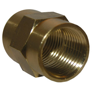 (image for) 3/8 BRASS COUPLING - Click Image to Close
