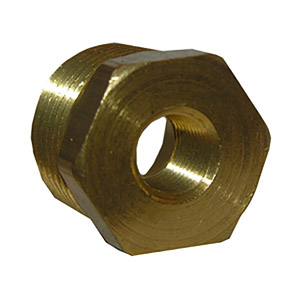(image for) 3/8X1/4 BRASS HEX BUSHING