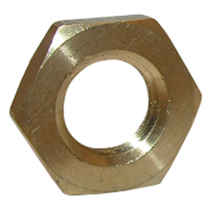 (image for) 1/8 FEMALE PIPE THREAD BRASS LOCKNUT - Click Image to Close