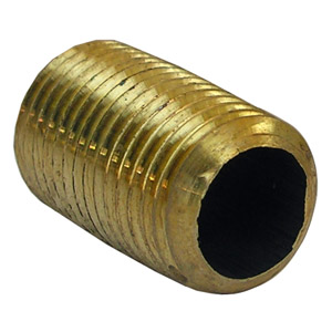 (image for) 1/4 X CLOSE BRASS NIPPLE